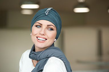 Turbantes oncológicos para quimioterapia